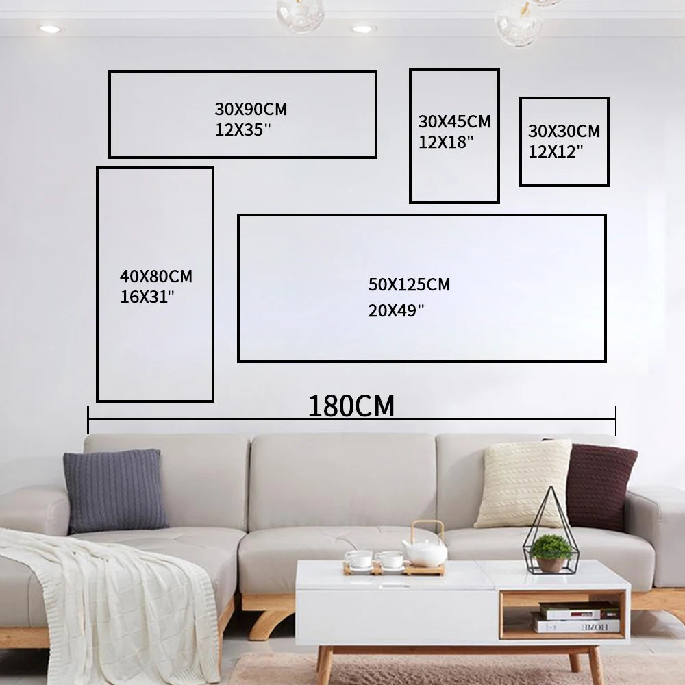 New Abstract Large Sizes 100% Handmade Oil Painting On Canvas Wall Art Pictures For Living Room Decoration Accessories Frameless