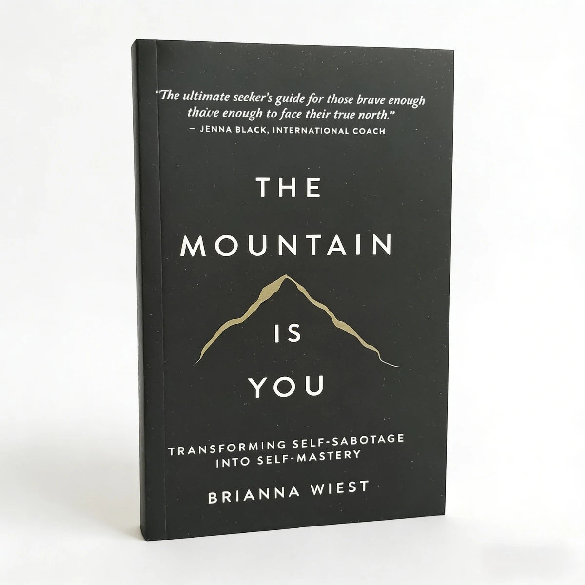 The Mountain Is You Book By Brianna Wiest | Self-Help Book for Self-Mastery | Transform Self-Sabotage & Personal Growth