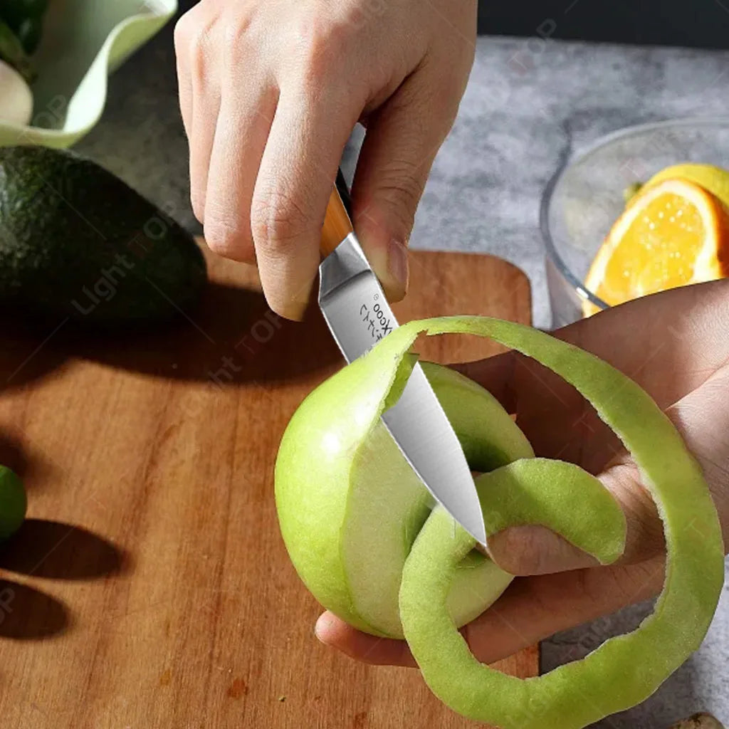 Japanese Kitchen Knives Stainless Steel Professional Chef Knife Cleaver Santoku Knife Fruit Slicing Utility Knife Cooking Tools