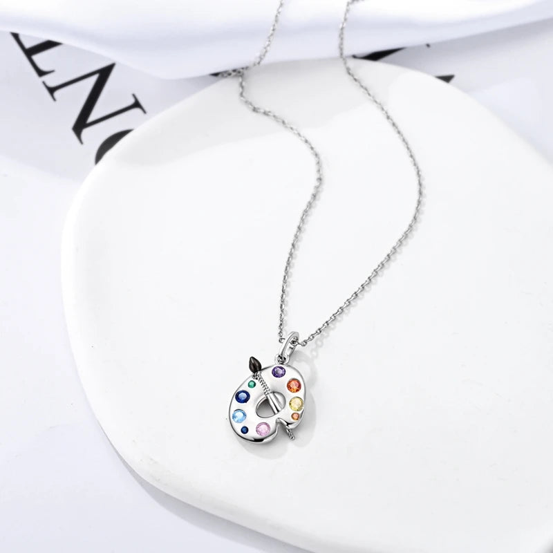 Luxury Necklace 925 Silver Original Sterling Zircon Dragonfly Butterfly Firefly Star Moon Chain Link For Women Wedding Jewelry