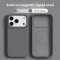 Original Magnetic Phone Case For iPhone 17 Pro Max Liquid Silicone Cases For iPhone 17 Pro Max 17 Pro Air Soft Bumper Cover