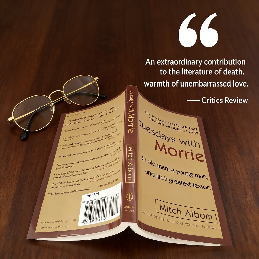 Tuesdays with Morrie By Mitch Albom – An Old Man, A Young Man, and Life’s Greatest Lesson Inspirational Book