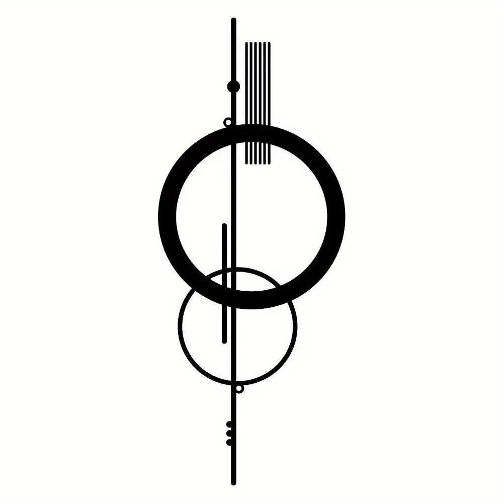 Metal Wall Decor Hanging Art Features Abstract Vertical Design Ideal for Wall Decoration Includes Halloween and Christmas Themes