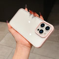 Luxury Candy Color Transparent Phone Case For iPhone 13 14 15 and 16 Clear Acrylic Bumper Back Cases Cover