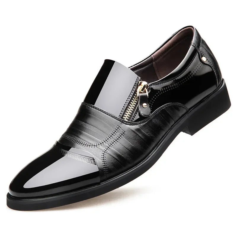Shoes for Men Shoes Leather Shoes Business Dress Shoes All-Match Casual Shock-Absorbing Wear-Resistant Footwear Chaussure Homme