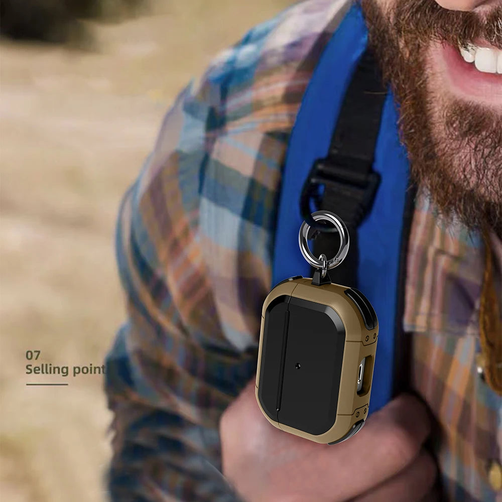 TPU Headset Case Shockproof Headphone Case Headset Case With Keyring For AirPods Pro 2 1 AirPods 3 2 1 Earphone Case Accessories